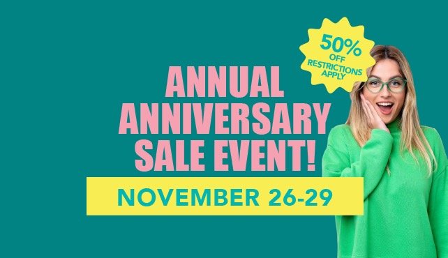 Anniversary with Big Savings Poster