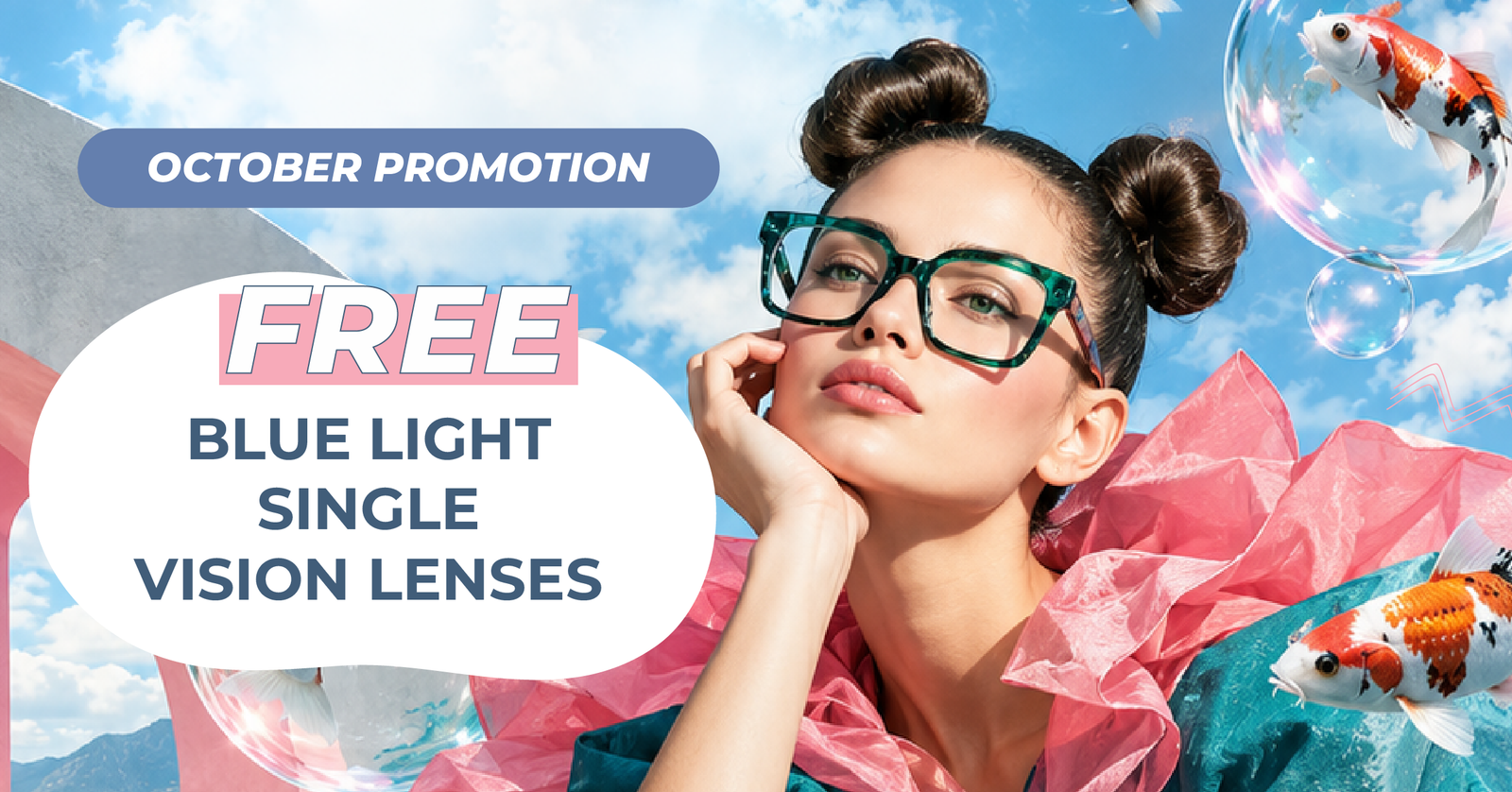 Free Blue Light Single Vision Lenses promotion at Hollyburn Eye Clinic in North Vancouver